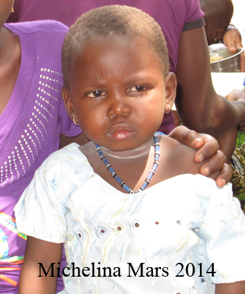 Enfants malnutris nord Bénin, retour en bonne santé